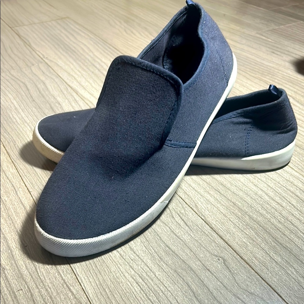 Men's Canvas Lightweight Slip-On Shoes, Sz 11